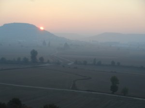Sunrise over the Mesata.