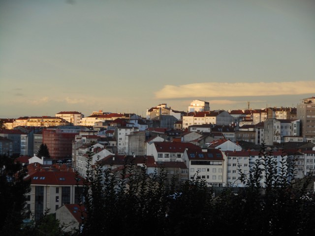 Santiago under morning light.